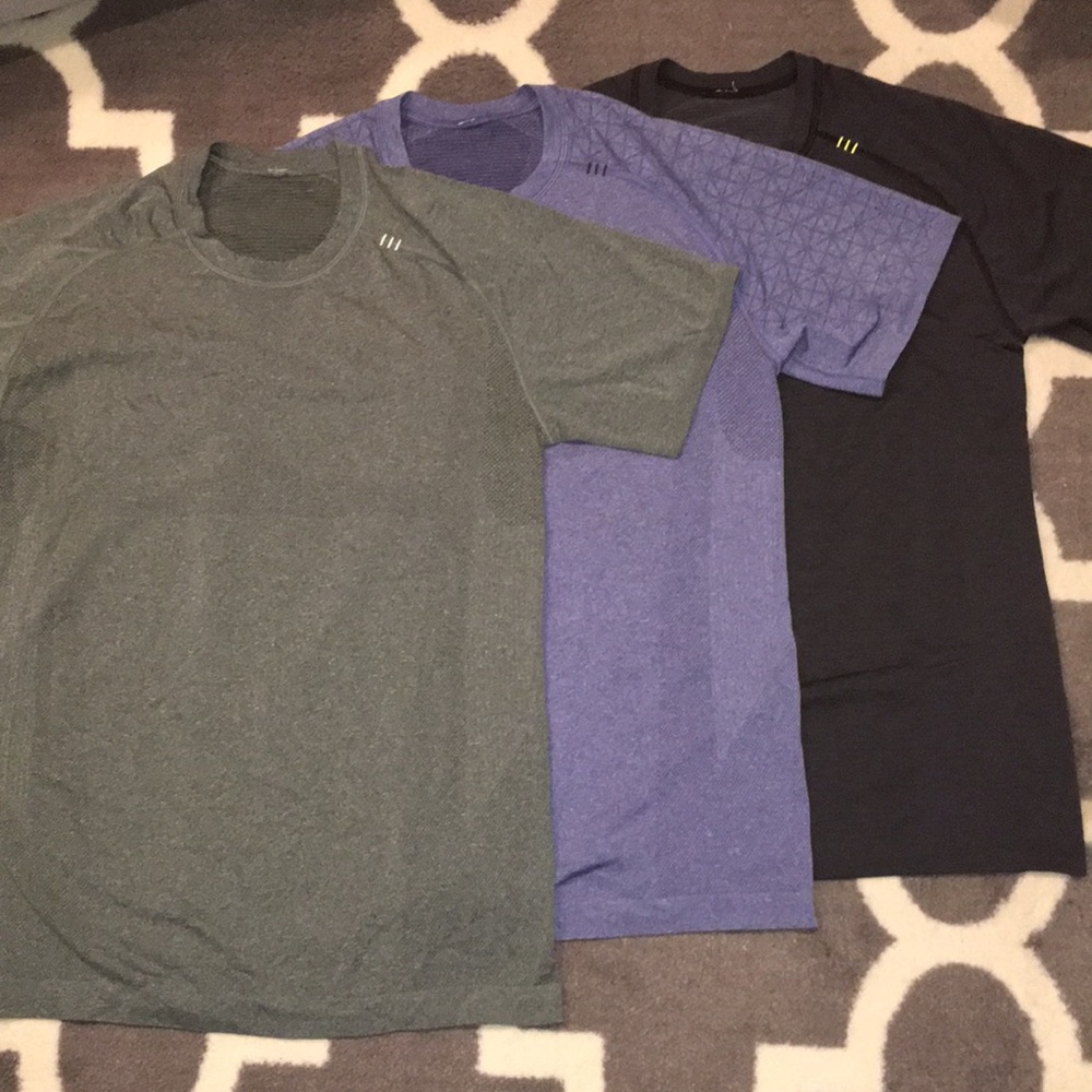 SOLD 3 pack of Men’s Lululemon shirts